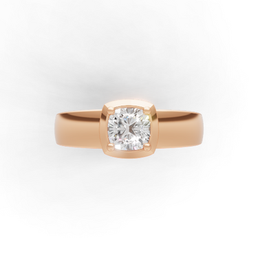 cushion-14k rose gold|cushion-18k rose gold