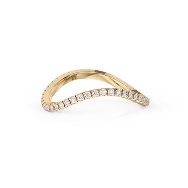 Diamond Wave Ring