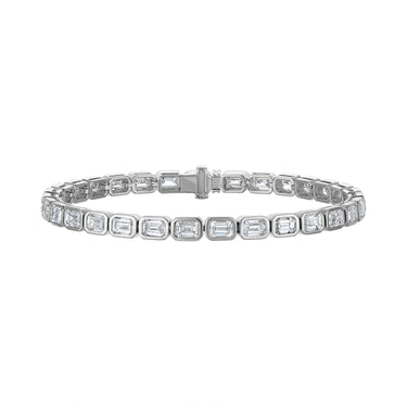 Emerald Bezel Bracelet