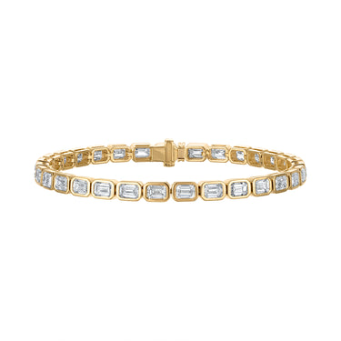 Emerald Bezel Bracelet