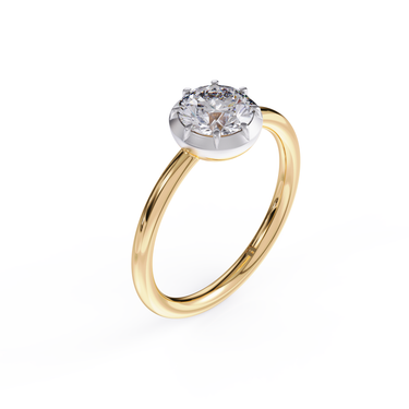 Circle Button Back Ring